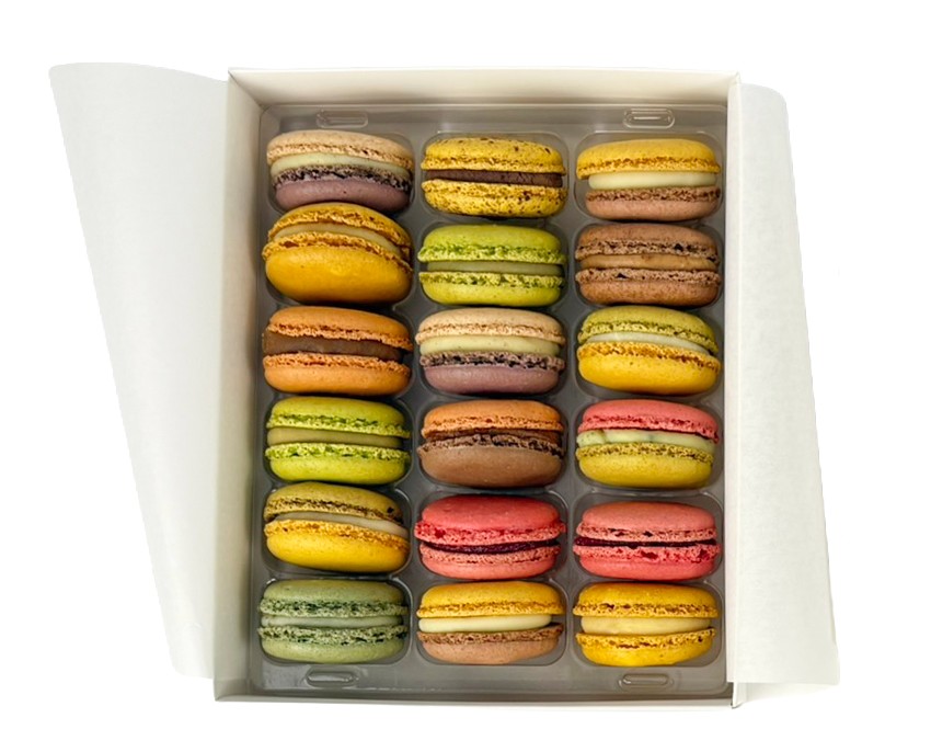 18 Macarons Custom Box - Best French Macarons created by Florian Poirot