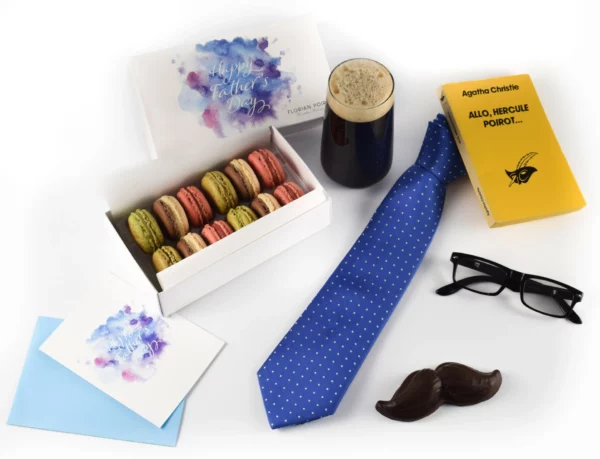 Father's Day 12 Macarons Box  - C&C