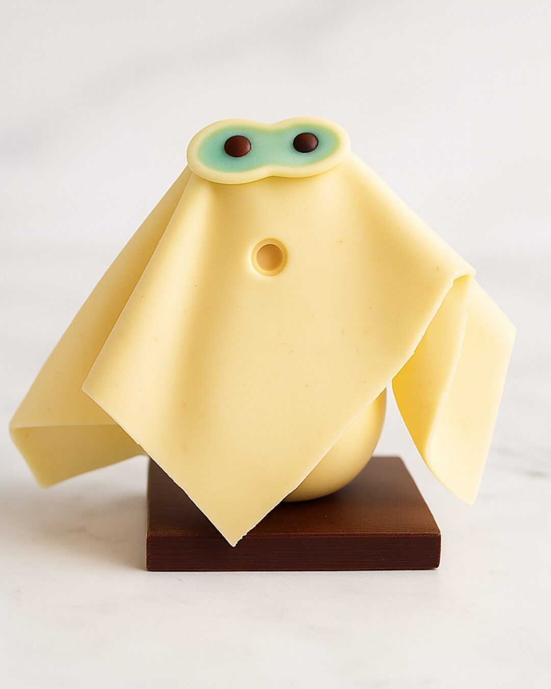 Original figurine made in 34% White Chocolate handmade in Yorkshire by Florian Poirot