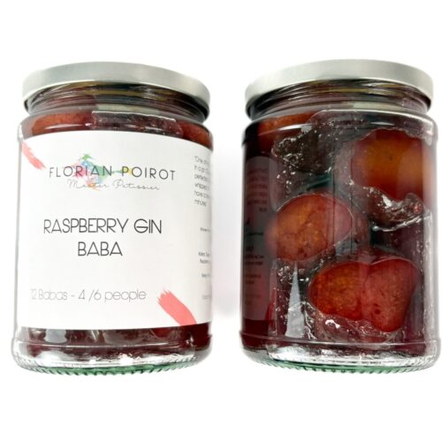 Raspberry Gin Baba