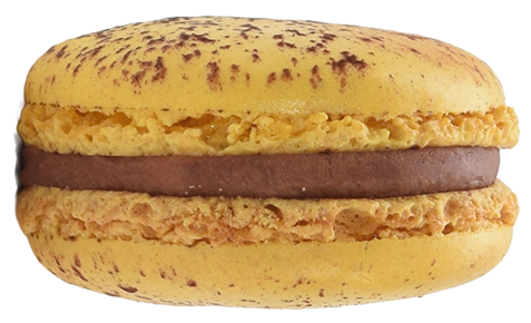 Passionfruit Milk Chocolate Macaron
