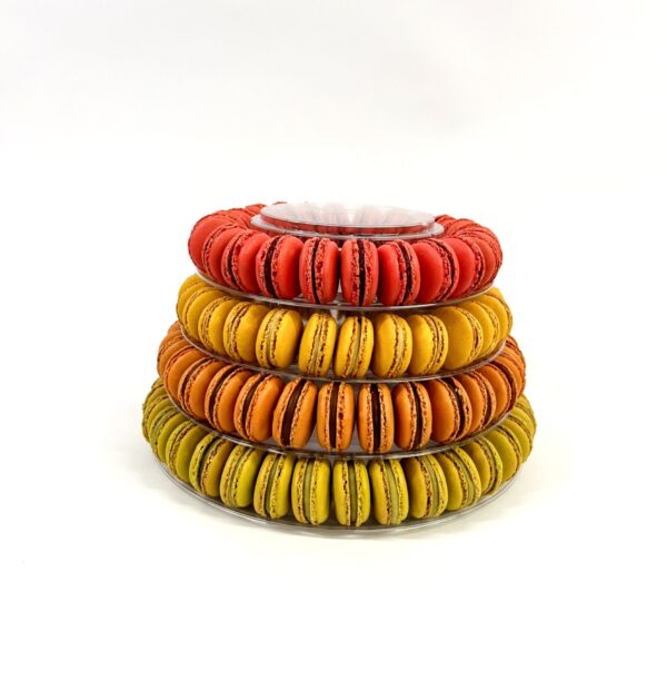 Lower Tiers Macaron Tower & its Cake (112 macarons) C&C