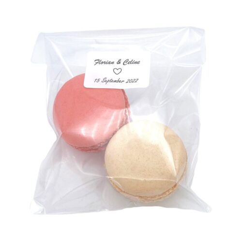 Two macarons Gift Bag  - C&C