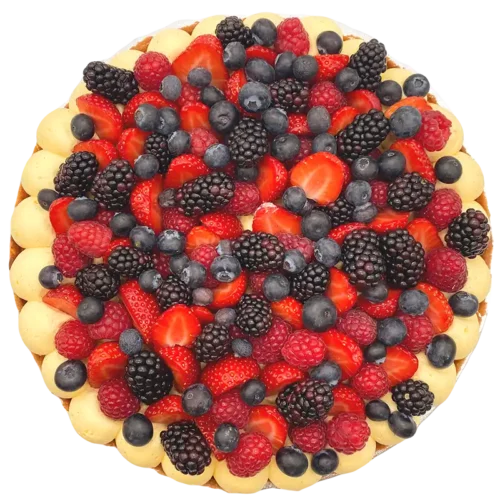 Vanilla Fruit Tart - C&C